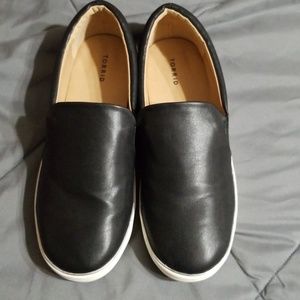 Cute black slip ons